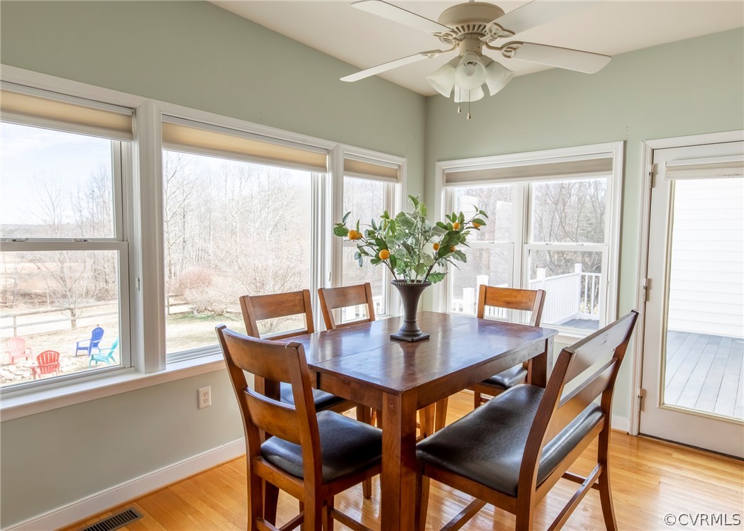 1210 Schroeder Road Powhatan, VA 23139 - Photo 16 of 50 INFORMAL DINING IN LARGE KITCHEN SPACE WITH ACCESS