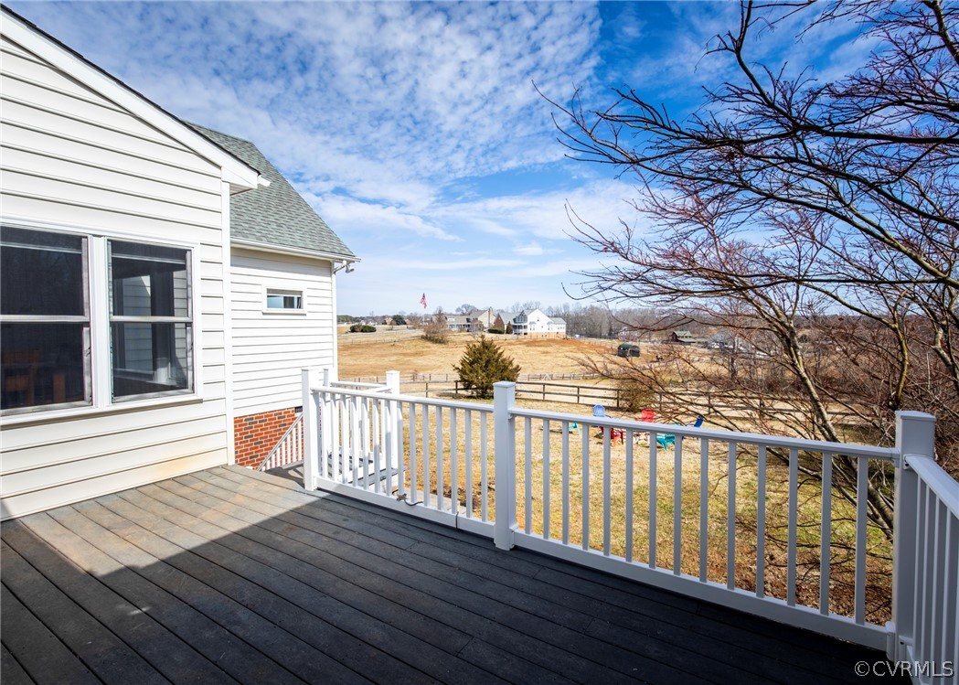 1210 Schroeder Road Powhatan, VA 23139 - Photo 42 of 50 2 TIERED TREX TYPE DECKING OVERLOOKING PEACEFUL PA