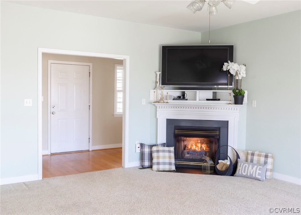 1210 Schroeder Road Powhatan, VA 23139 - Photo 8 of 50 COZY CORNER GAS FIREPLACE IN GREAT ROOM