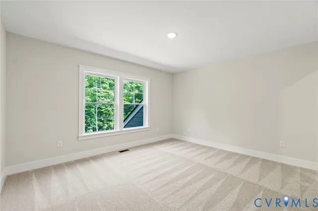 a view of an empty room