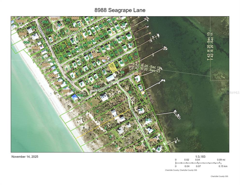 8988 Seagrape Lane Placida, FL 33946 - Photo 2 of 2 a picture of a floor plan