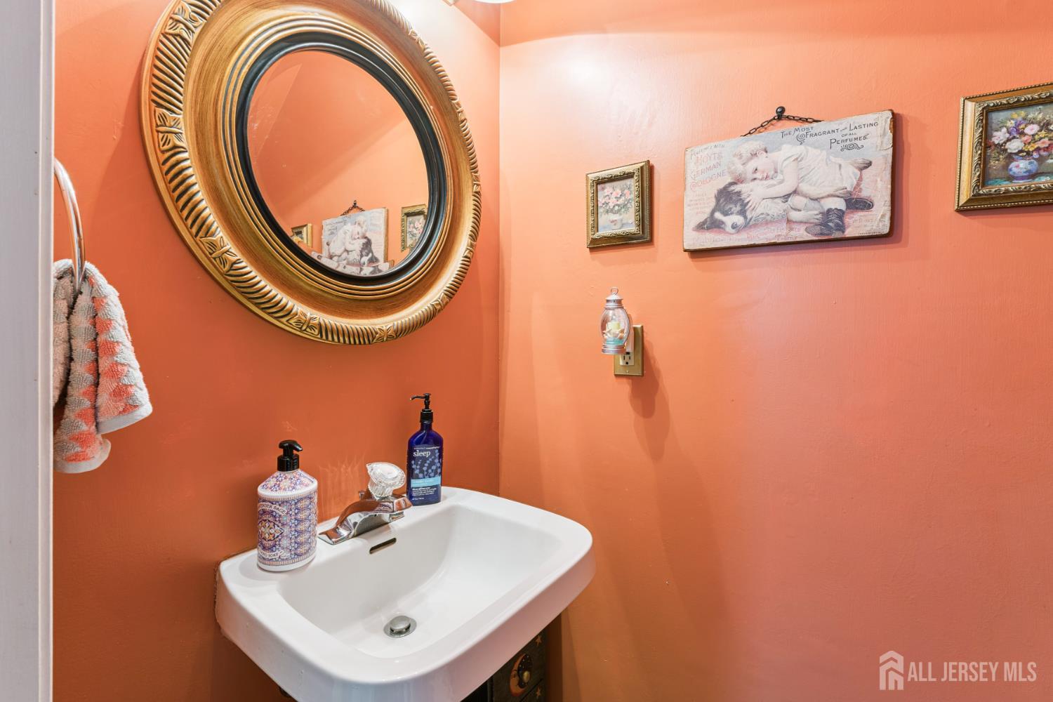 66 Spring Hill Road Old Bridge, NJ 07747 - Photo 20 of 32 a bathroom with a sink and a mirror