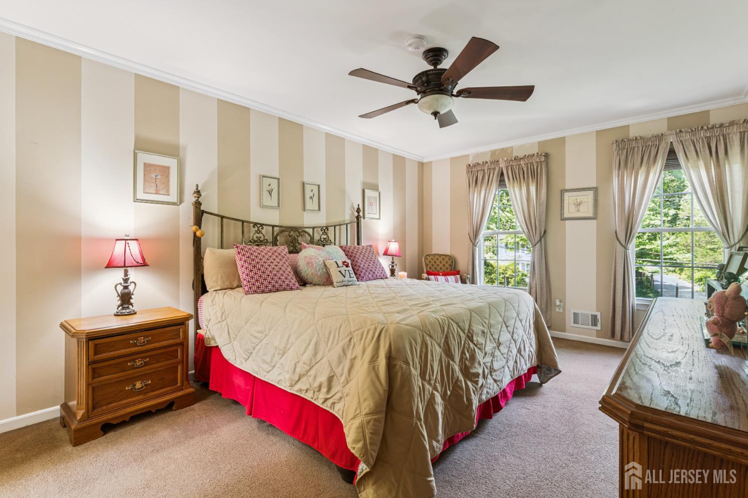 66 Spring Hill Road Old Bridge, NJ 07747 - Photo 21 of 32 a bed room with a bed and a window