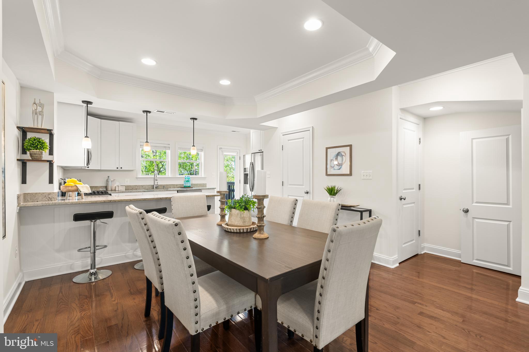 4620 4th Street Northwest Washington, DC 20011 - Photo 10 of 45 Dining area fits a full-size table for 6 or more