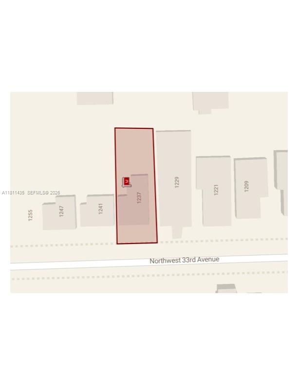 1237 Northwest 33rd Avenue Miami, FL 33125 - Photo 35 of 35 a picture of a room with a white wall