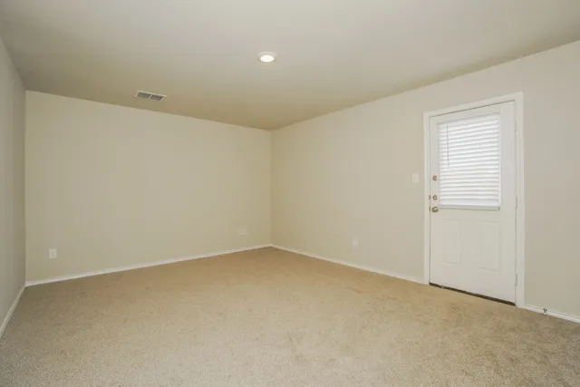 an empty room with a empty space