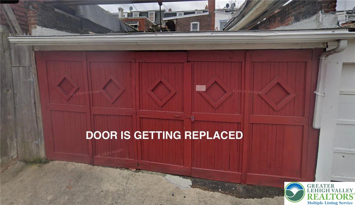 a view of front door