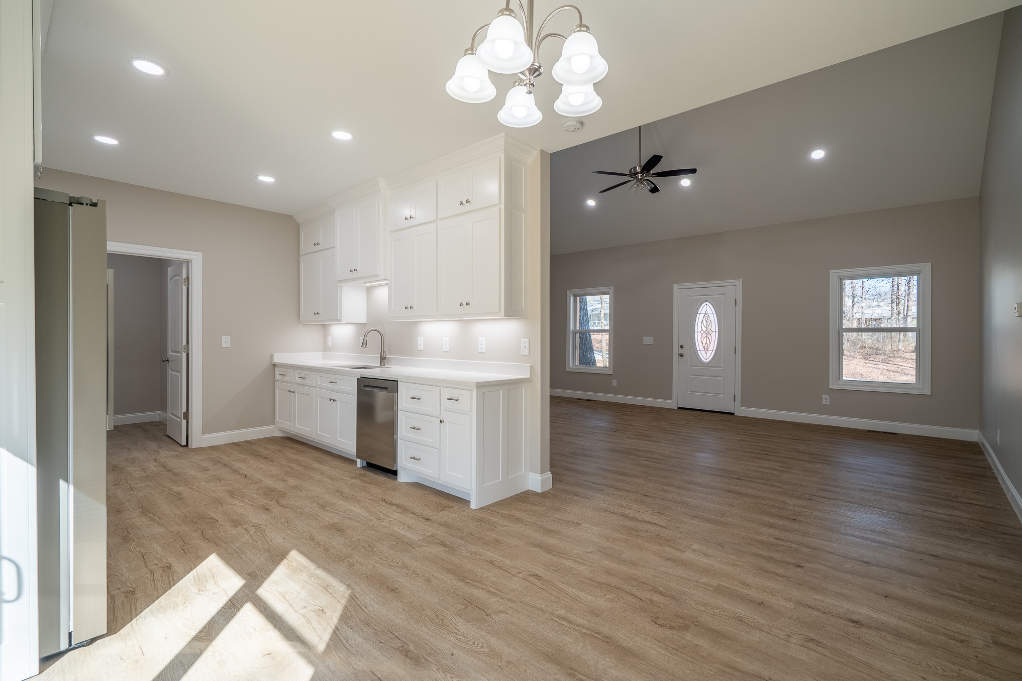 32 Periwinkle Path Leoma, TN 38468 - Photo 10 of 28 a view of a kitchen with a sink cabinets and wooden floor