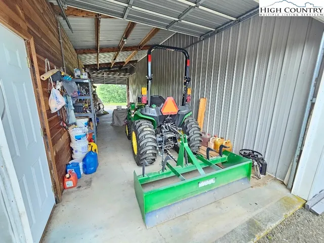 a view of a lake with a big yard