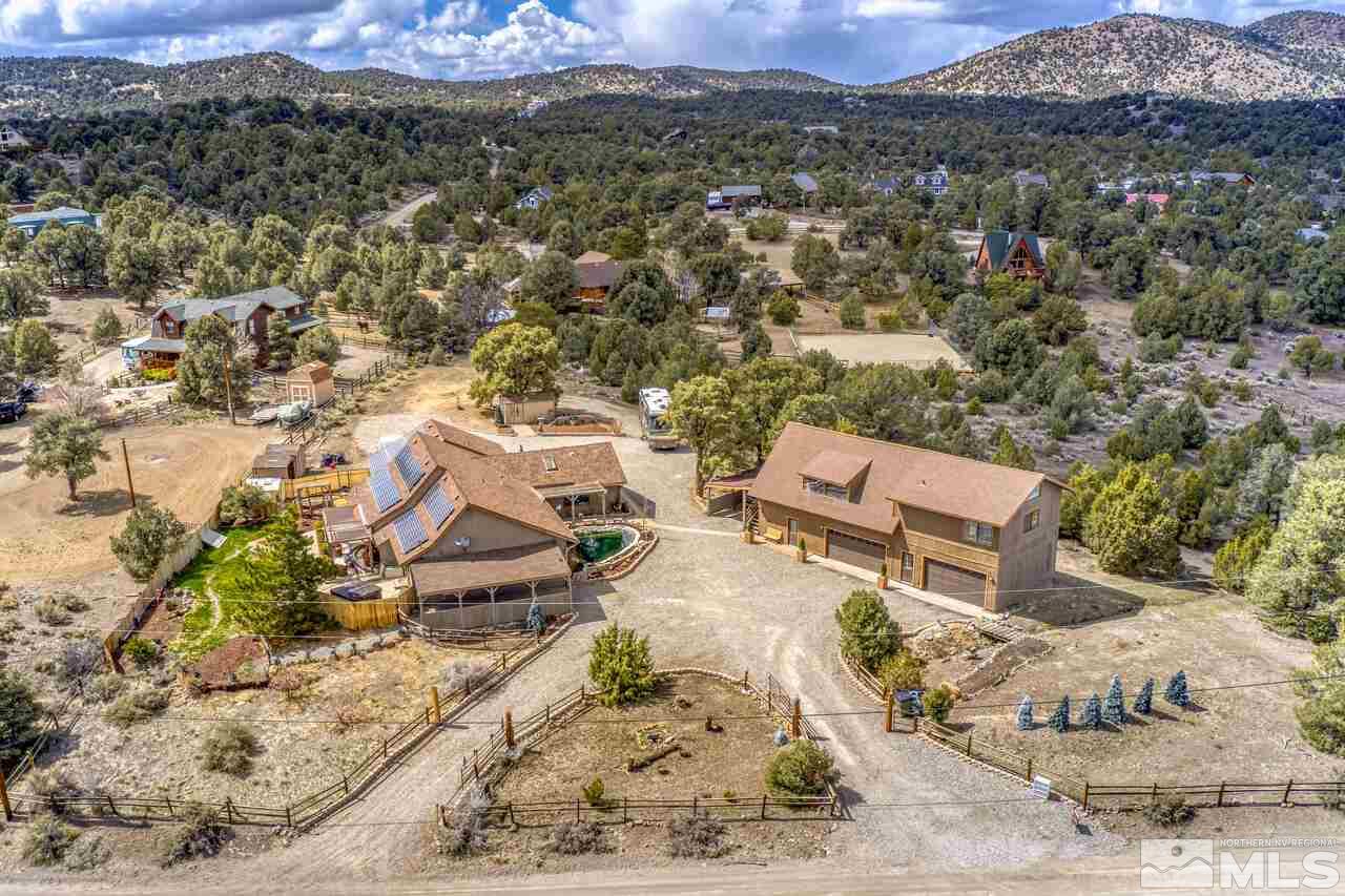 2330 Enterprise Road Reno, NV 89521 - Photo 6 of 40 an aerial view of a house with a yard