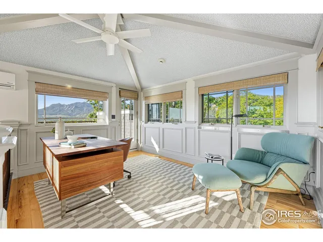 a outdoor space with furniture