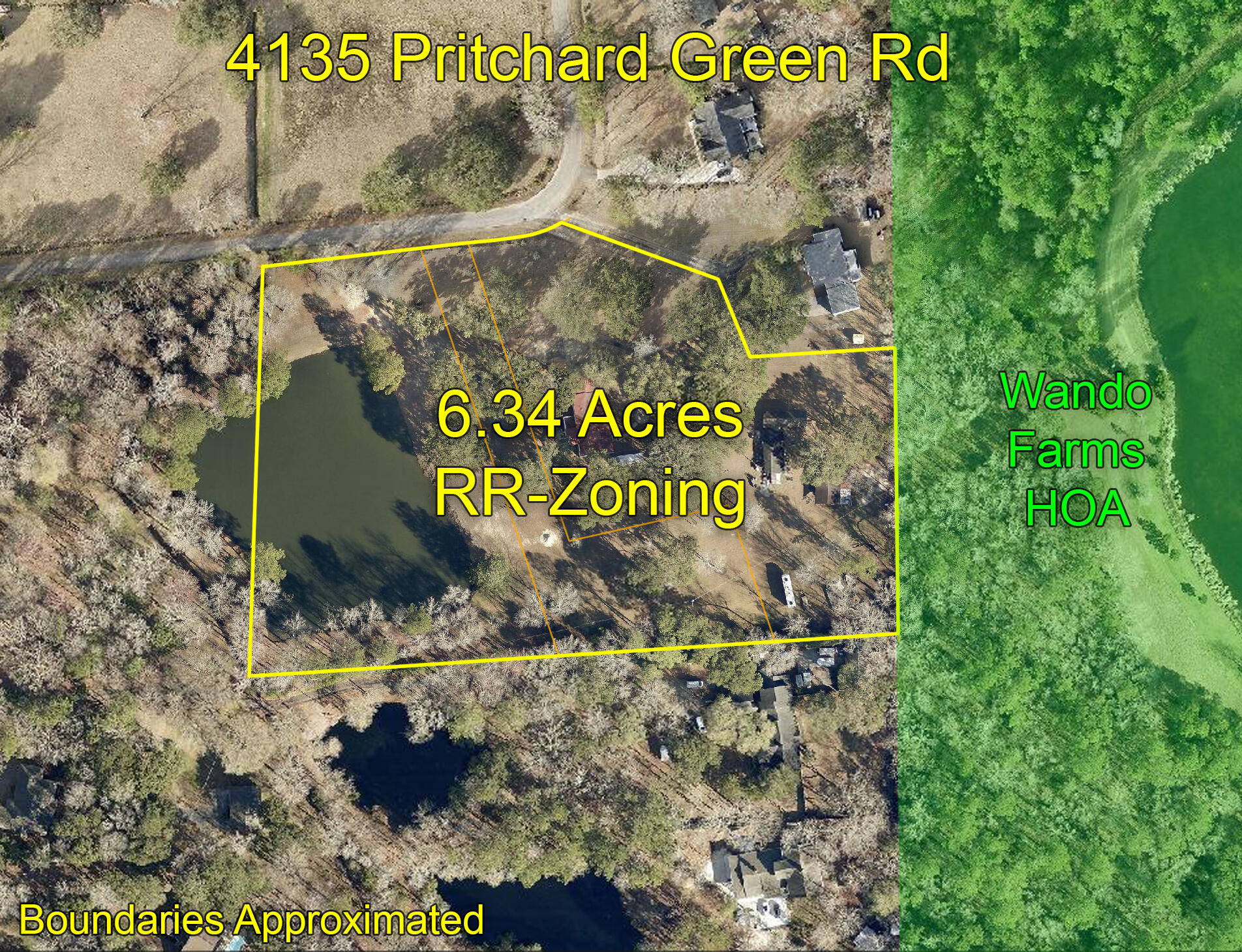 4139 Pritchard Green Road Awendaw, SC 29429 - Photo 8 of 9 GIS-Close (3)