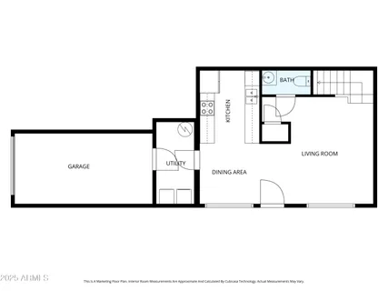 a view of a playground and basketball court