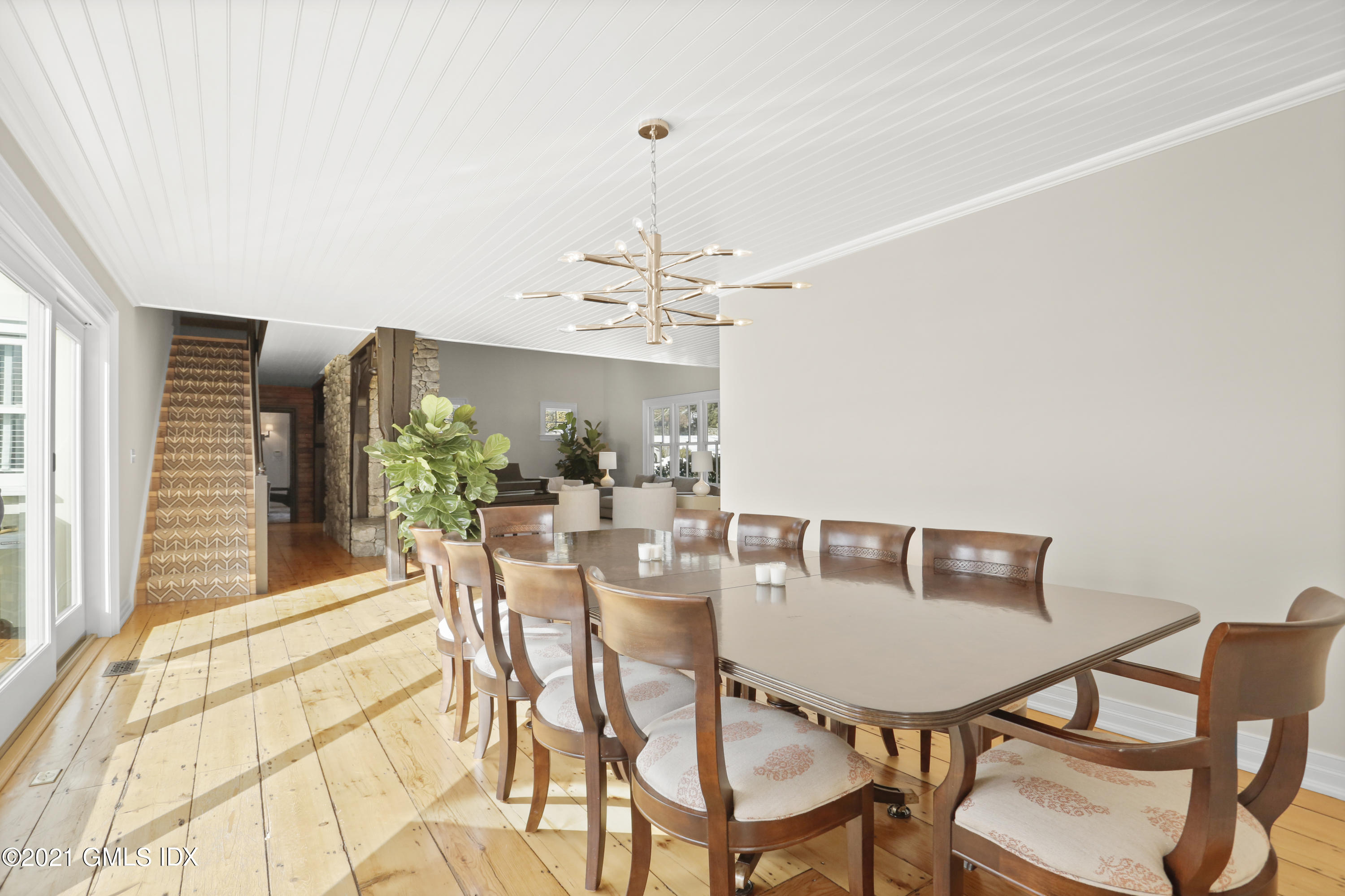 6 Golf Club Road Greenwich, CT 06830 - Photo 6 of 29 a view of a dining room with furniture window and outside view