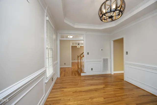 wooden floor in an empty room