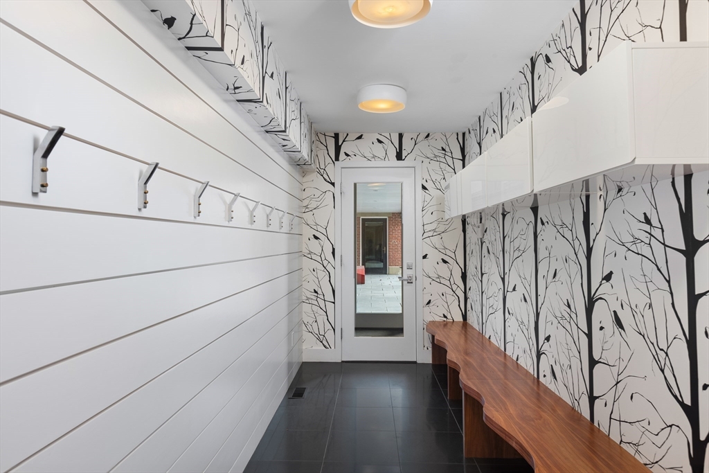 410 Beacon Street Boston, MA 02115 - Photo 33 of 35 a view of entryway with stairs and wooden floor