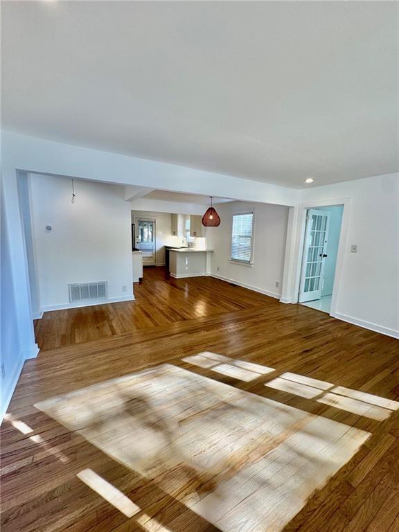 635 Valley Brook Road Decatur, GA 30033 - Photo 2 of 17 a bedroom with a bed and a view of livingroom