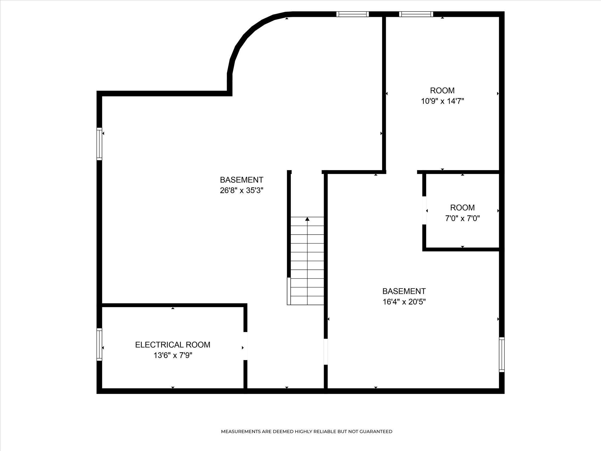 240 Windsor Road Benton Harbor, MI 49022 - Photo 53 of 55 Basement Floorplan