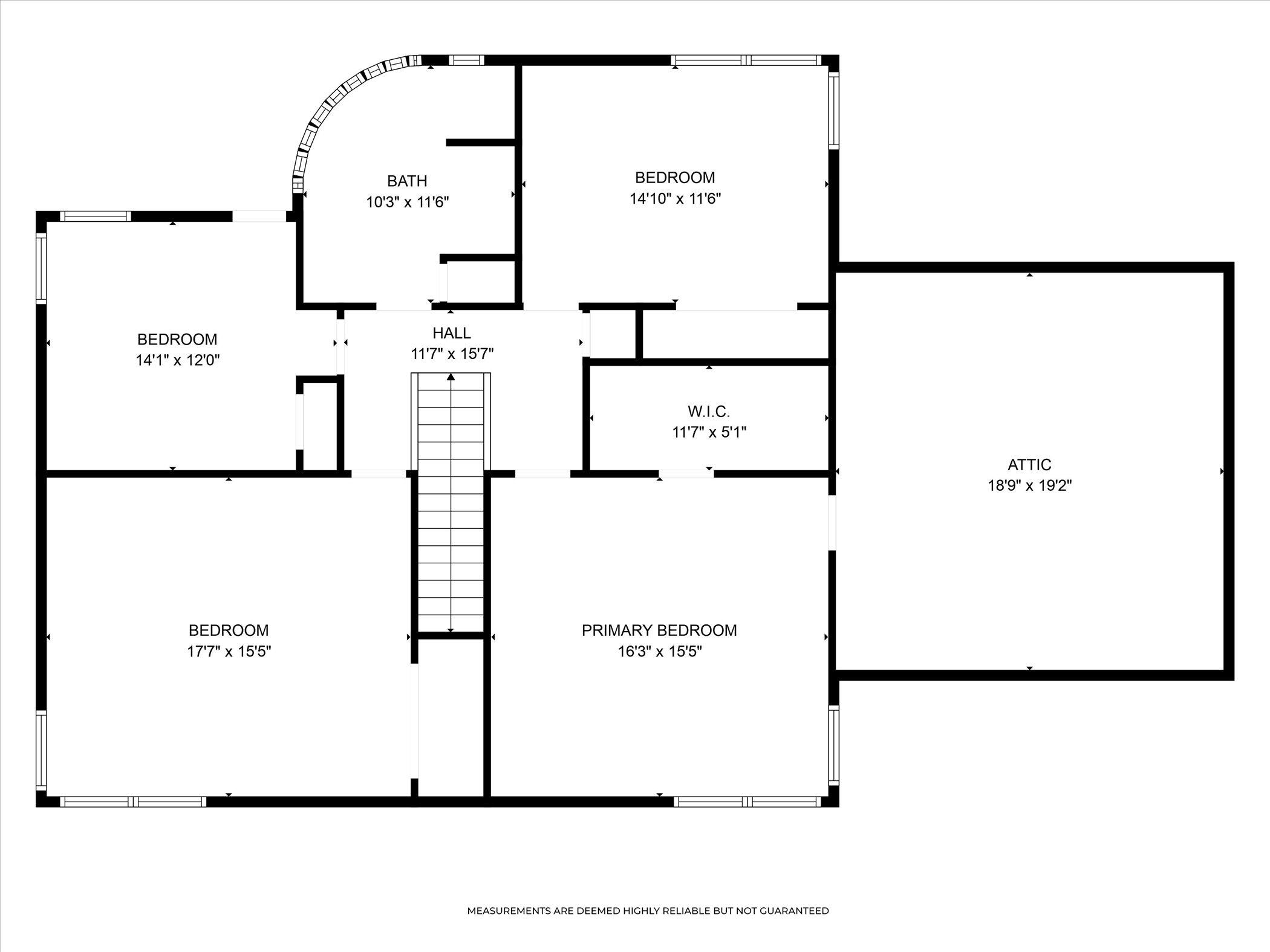 240 Windsor Road Benton Harbor, MI 49022 - Photo 55 of 55 2nd Floor Plan