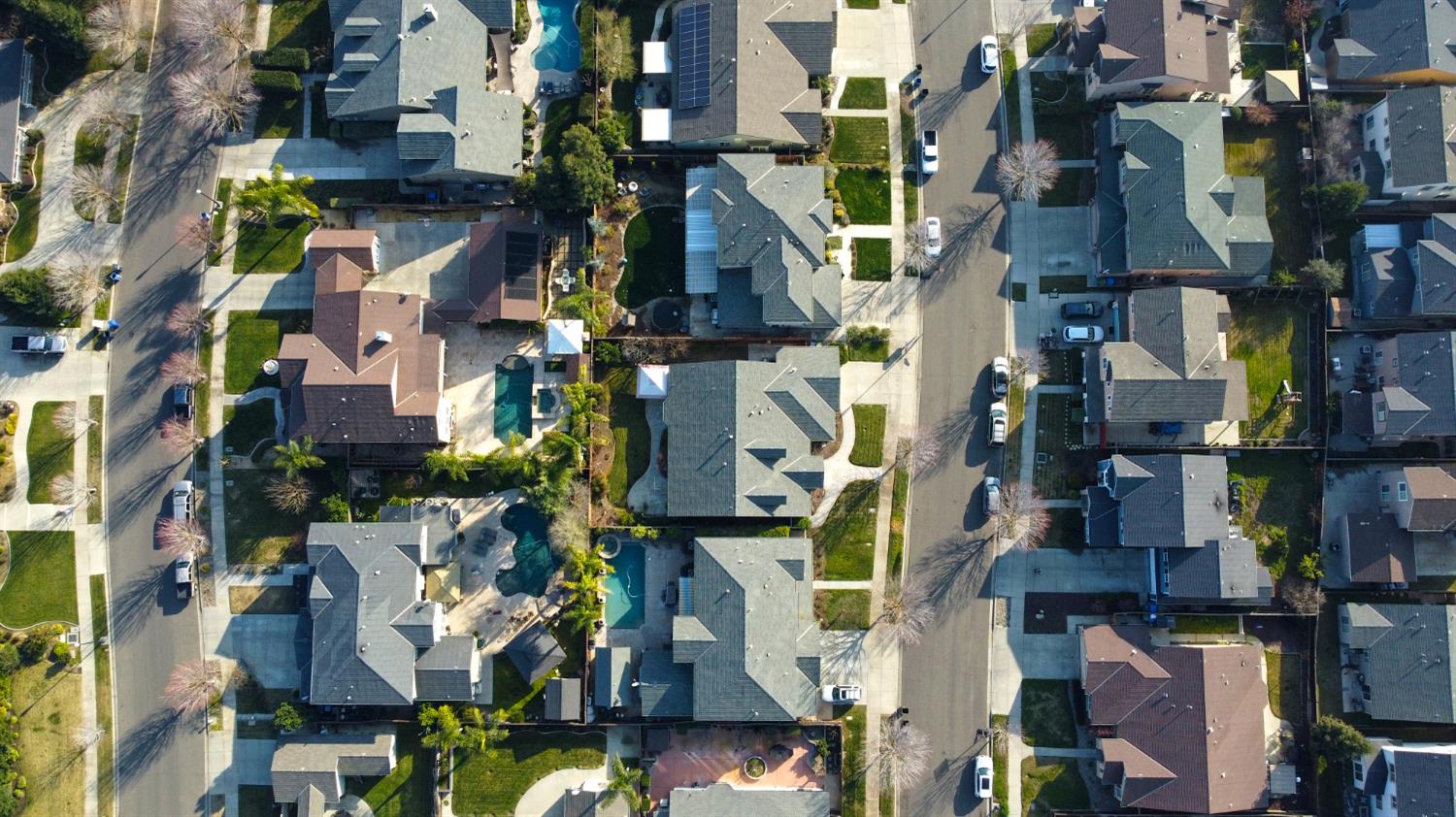 4102 Windrose Drive Turlock, CA 95382 - Photo 37 of 45 a city street filled with lots of tall buildings