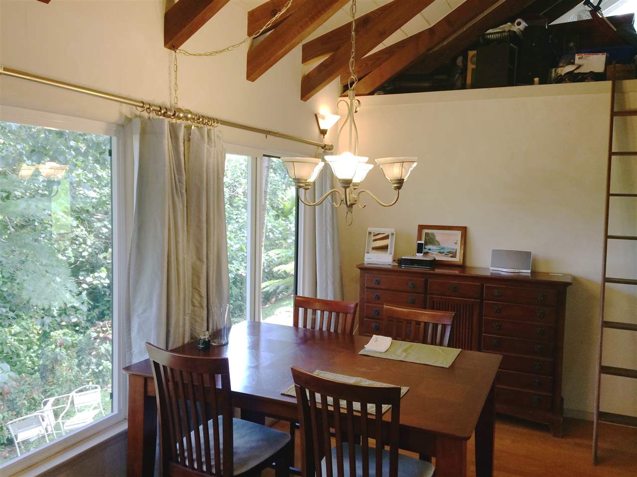 10 Honokaupu Place Haiku, HI 96708 - Photo 18 of 23 a view of a dining room with furniture window and outside view