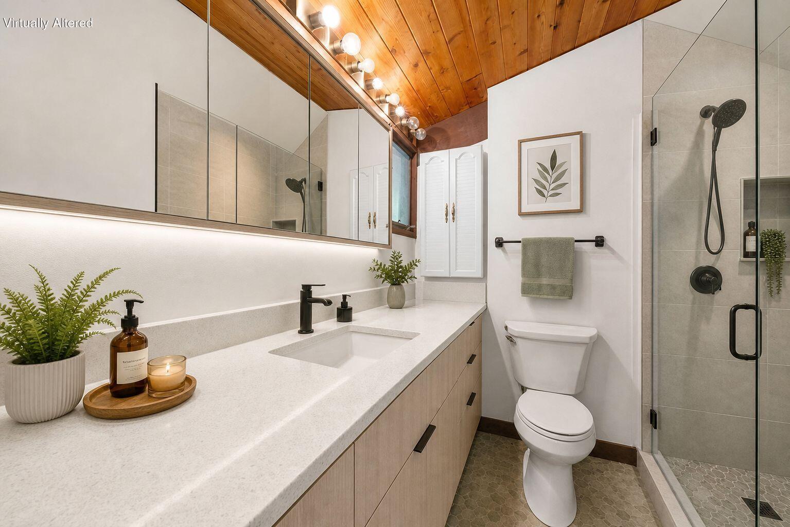 25 Resolution Road Truro, MA 02666 - Photo 34 of 45 a bathroom with a sink a toilet and shower