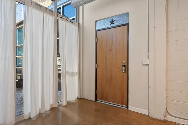 a view of a front door