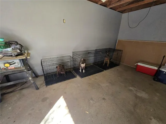 a view of storage and utility room