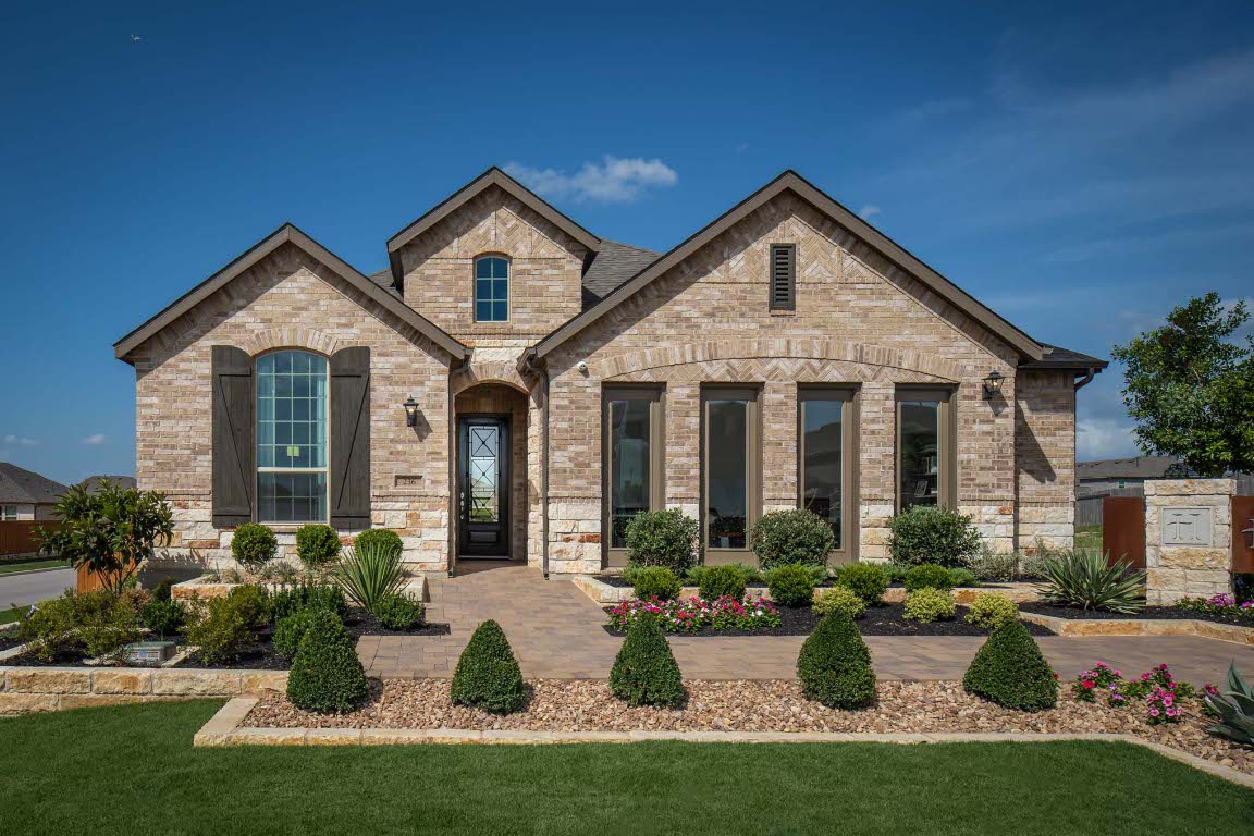 236 Tailwind Drive Kyle, TX 78640 - Photo 1 of 1 a front view of house with yard and green space
