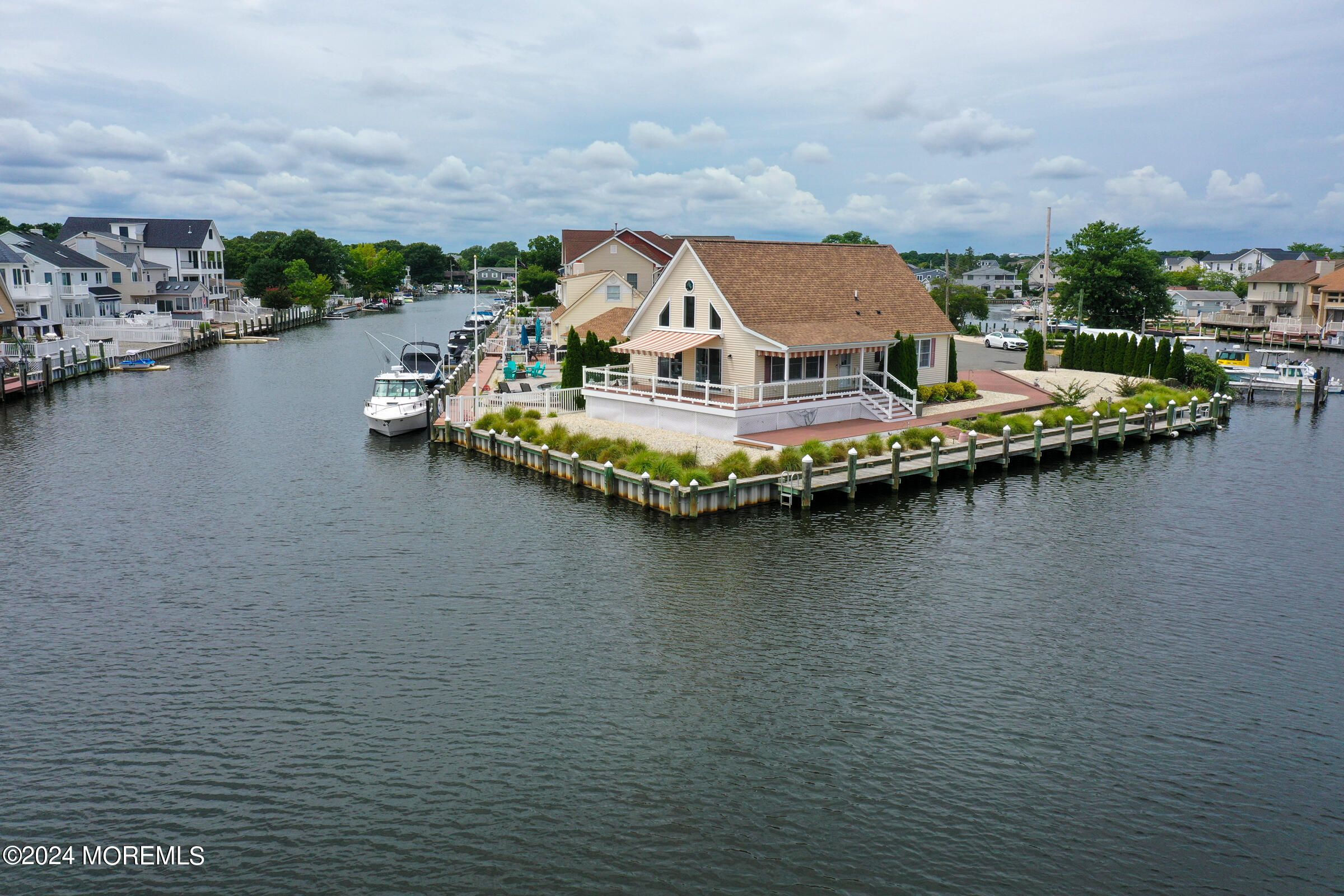 2 Topsail Road Brick, NJ 08723 - Photo 64 of 69 an aerial view of a house with a lake view