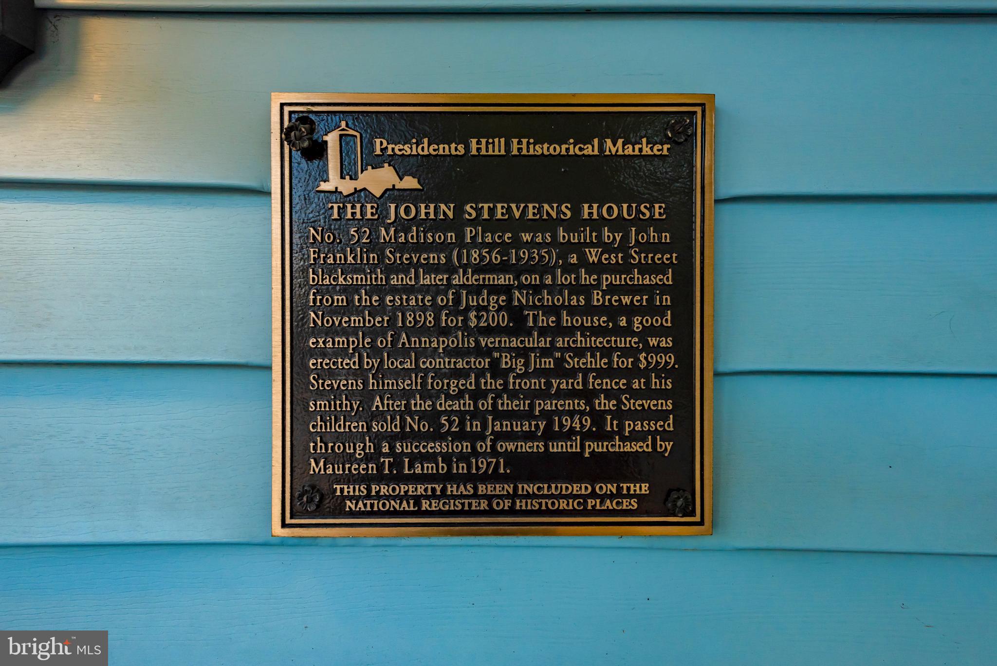52 Madison Place Annapolis, MD 21401 - Photo 3 of 37 Great Historic Home! Blocks to Downtown Annapolis