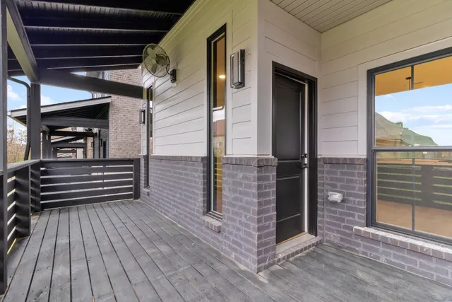 a view of outdoor space and deck