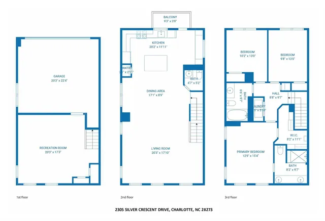 $410,000 | 2305 Silver Cres Drive, Charlotte, NC 28273