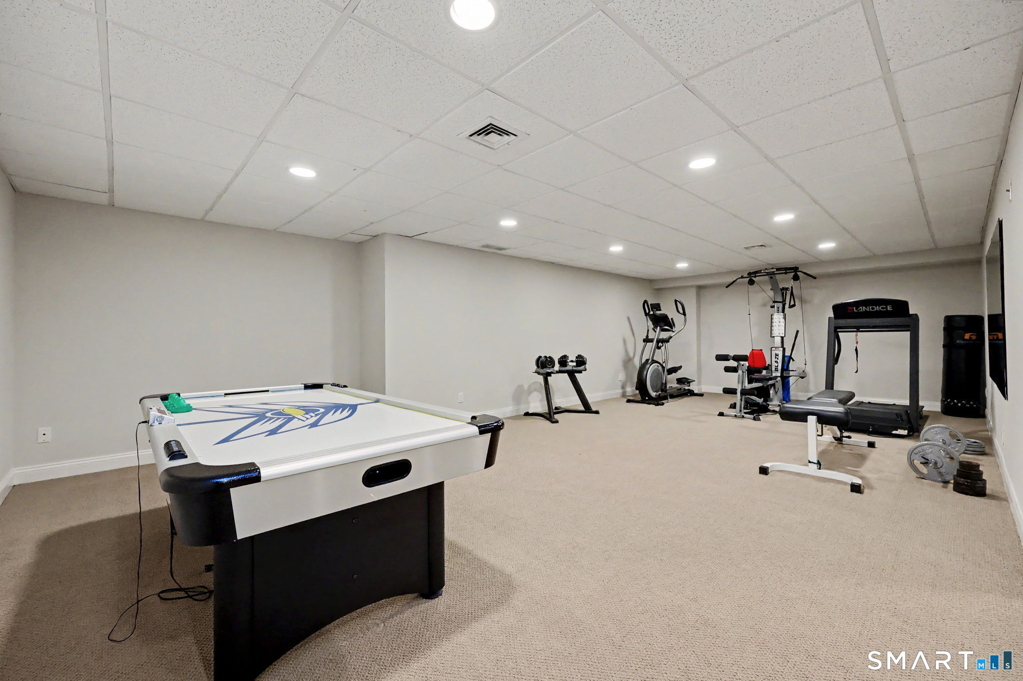 58 Fanton Hill Road Weston, CT 06883 - Photo 28 of 38 Lower level gym area