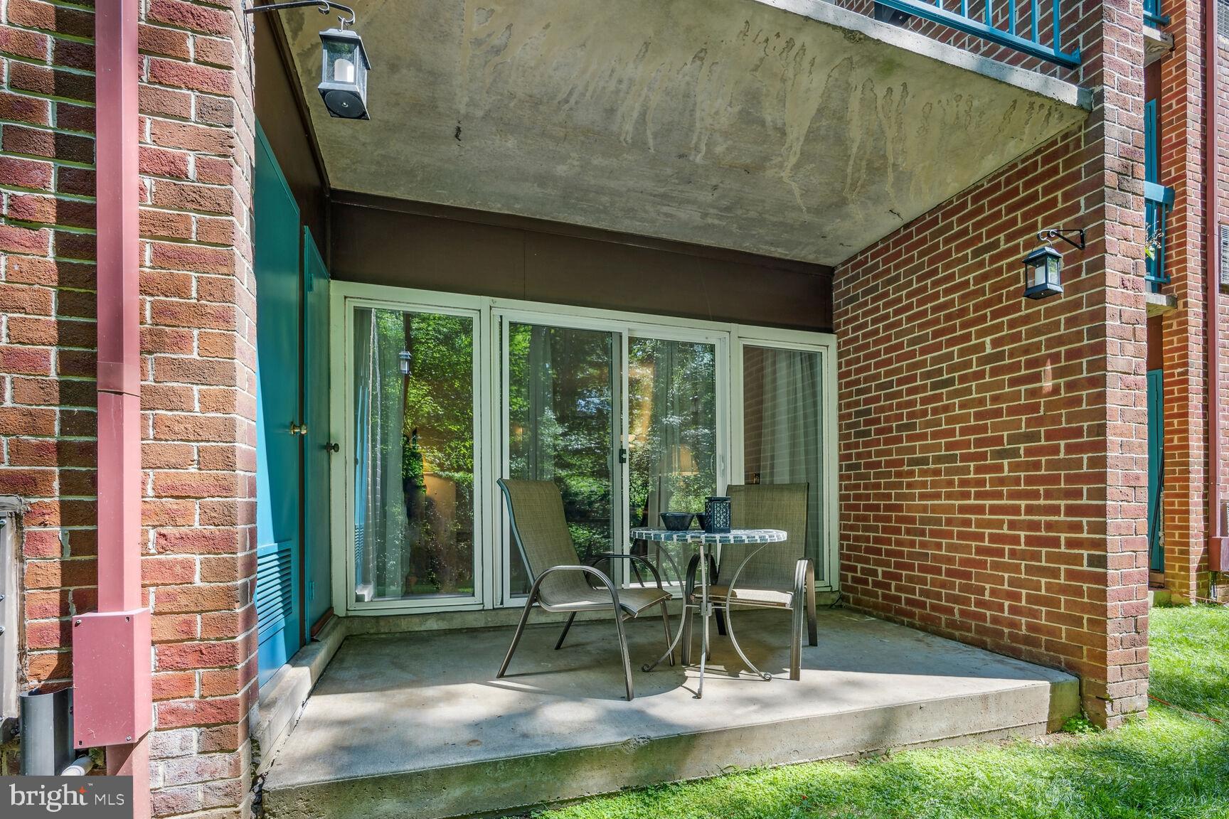 11833 Shire Court, Unit 2C Reston, VA 20191 - Photo 18 of 20 Relaxing Back Patio