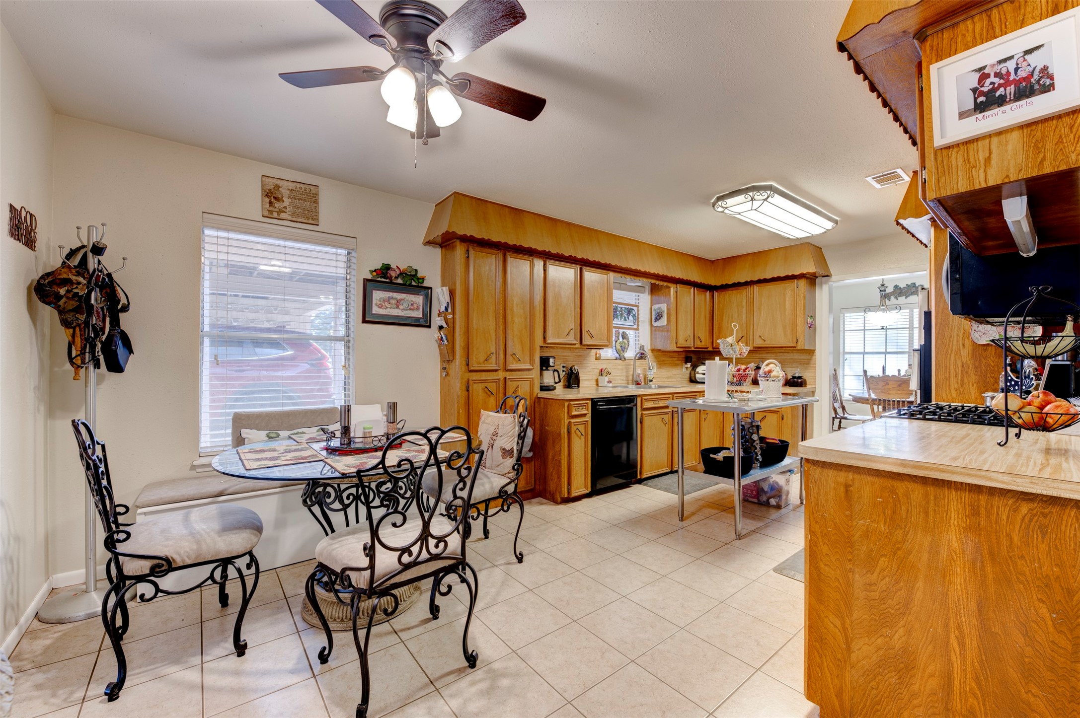 1664 Farm To Market 1010 Road Cleveland, TX 77327 - Photo 17 of 50 a view of a dining room with furniture and a window