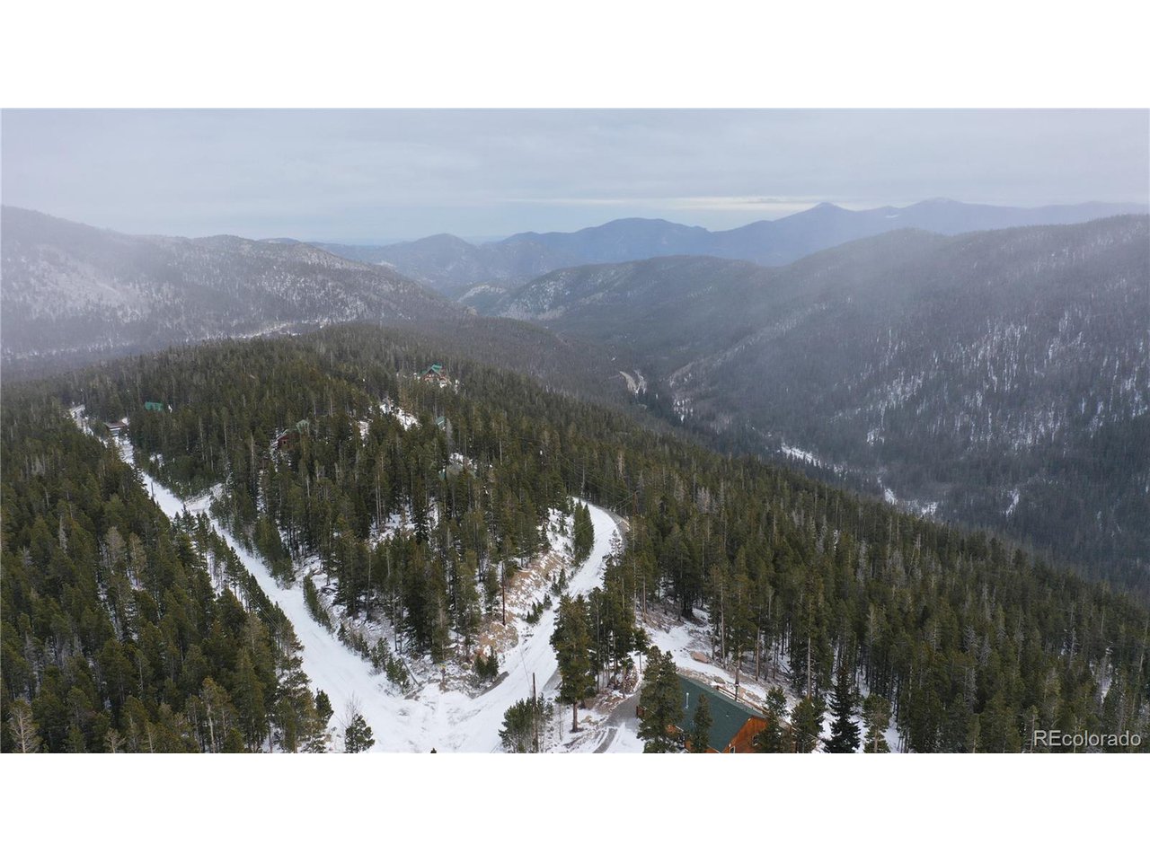 37 Vista Road Idaho Springs, CO 80452 - Photo 24 of 27 a black and white photo of a mountain