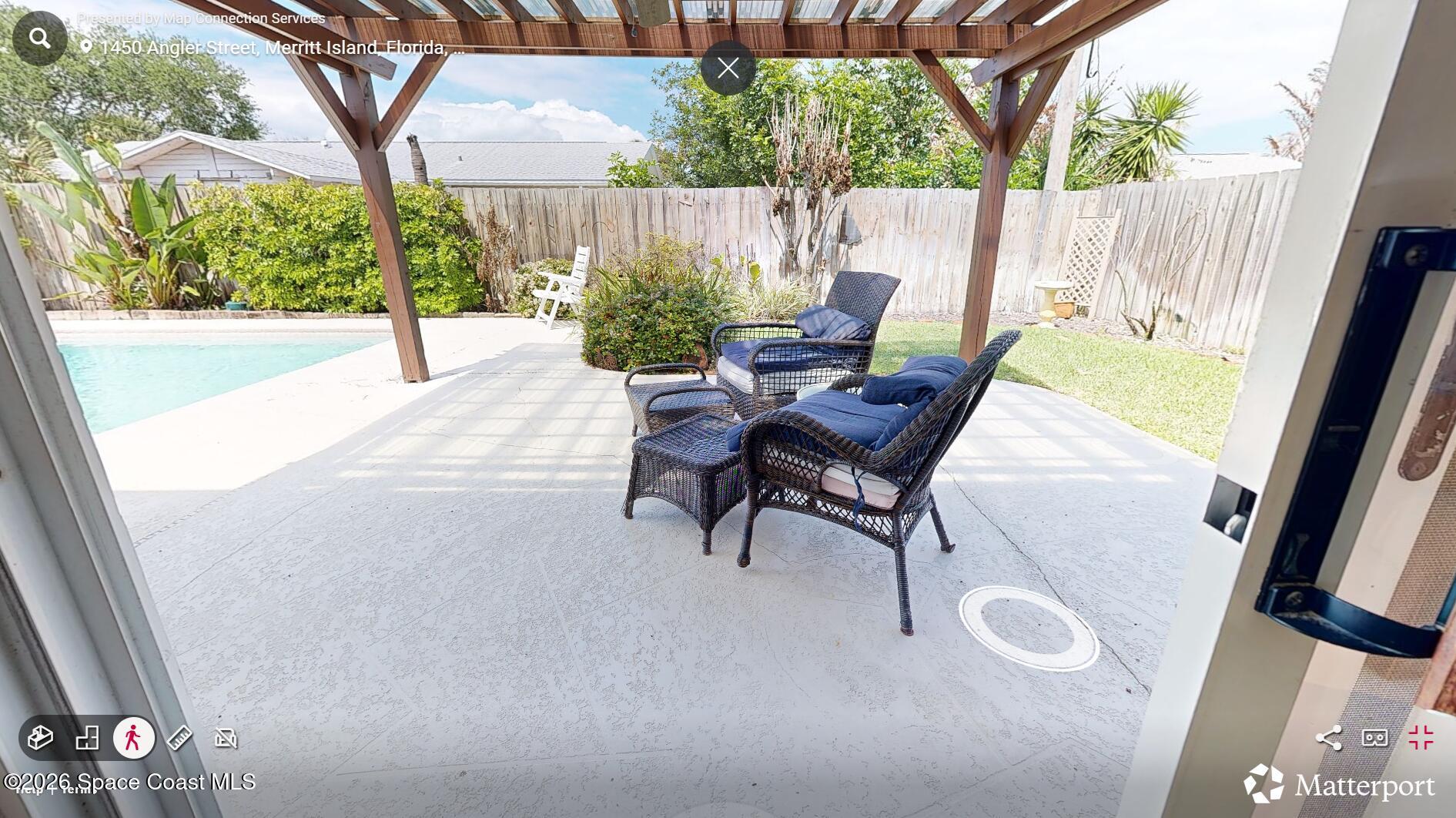 1450 Angler Street Merritt Island, FL 32952 - Photo 18 of 26 1450 Patio with current furniture