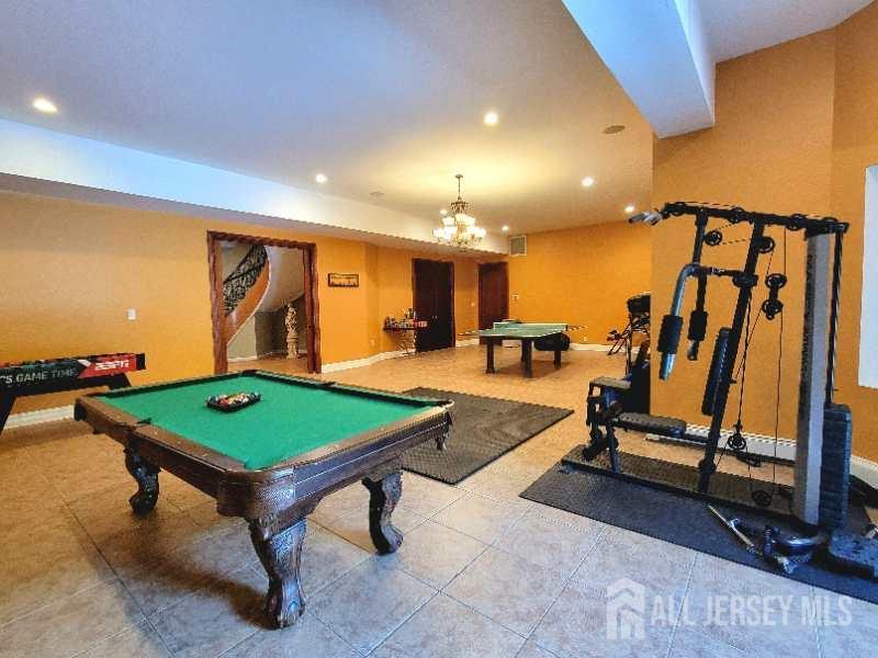 34 Line Road Holmdel, NJ 07733 - Photo 27 of 35 a room with furniture and pool table