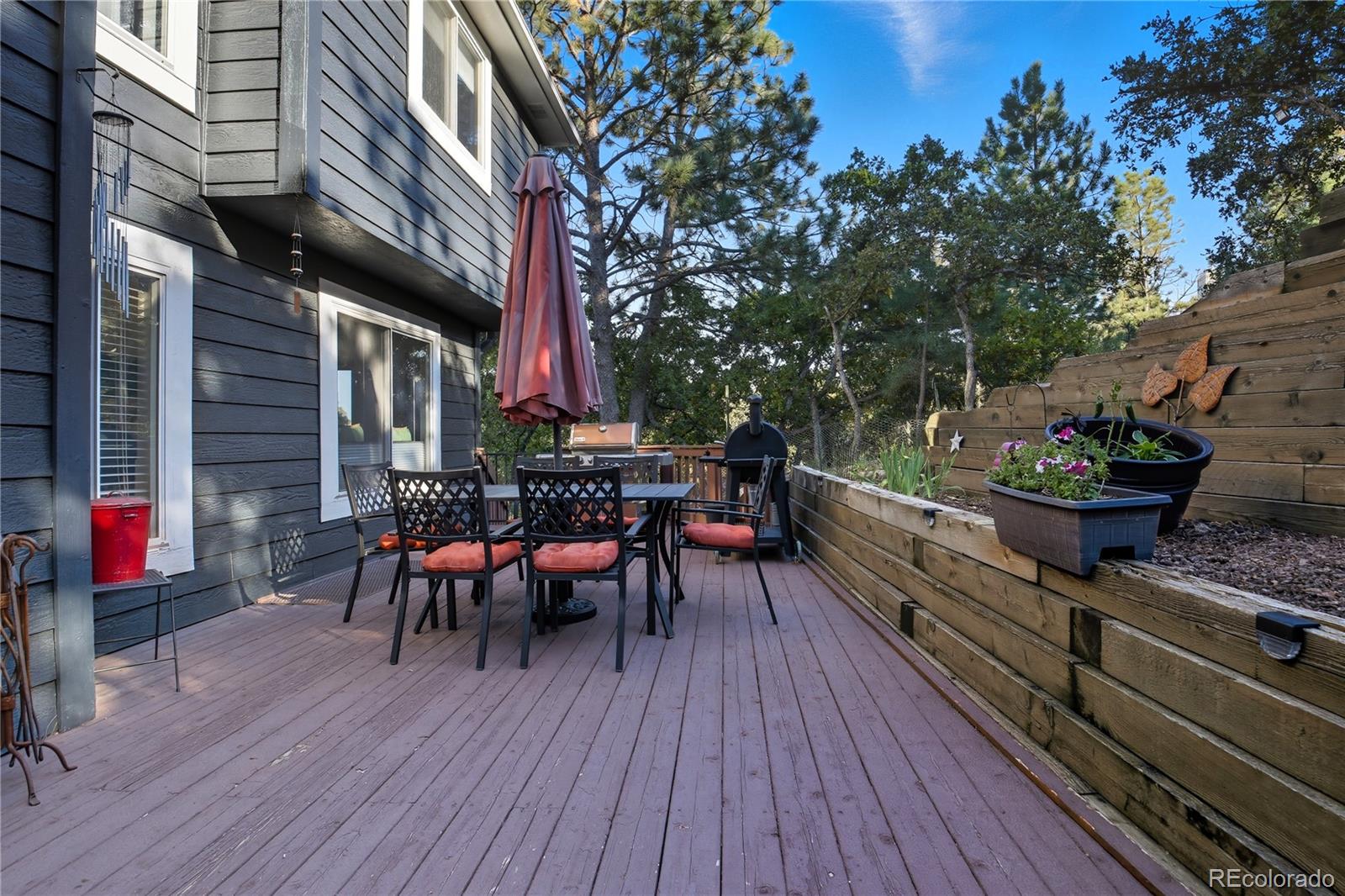 35 Ravenglass Way Colorado Springs, CO 80906 - Photo 11 of 45 a view of a table and chairs in patio of the house