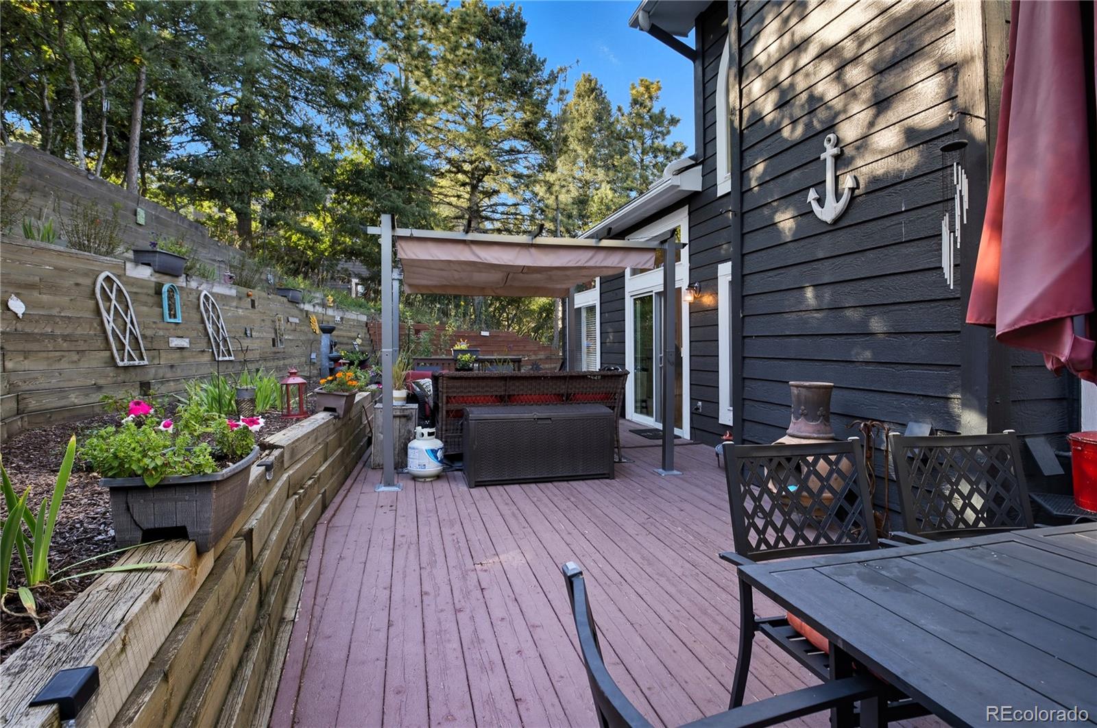35 Ravenglass Way Colorado Springs, CO 80906 - Photo 13 of 45 a view of a chairs and table in the patio