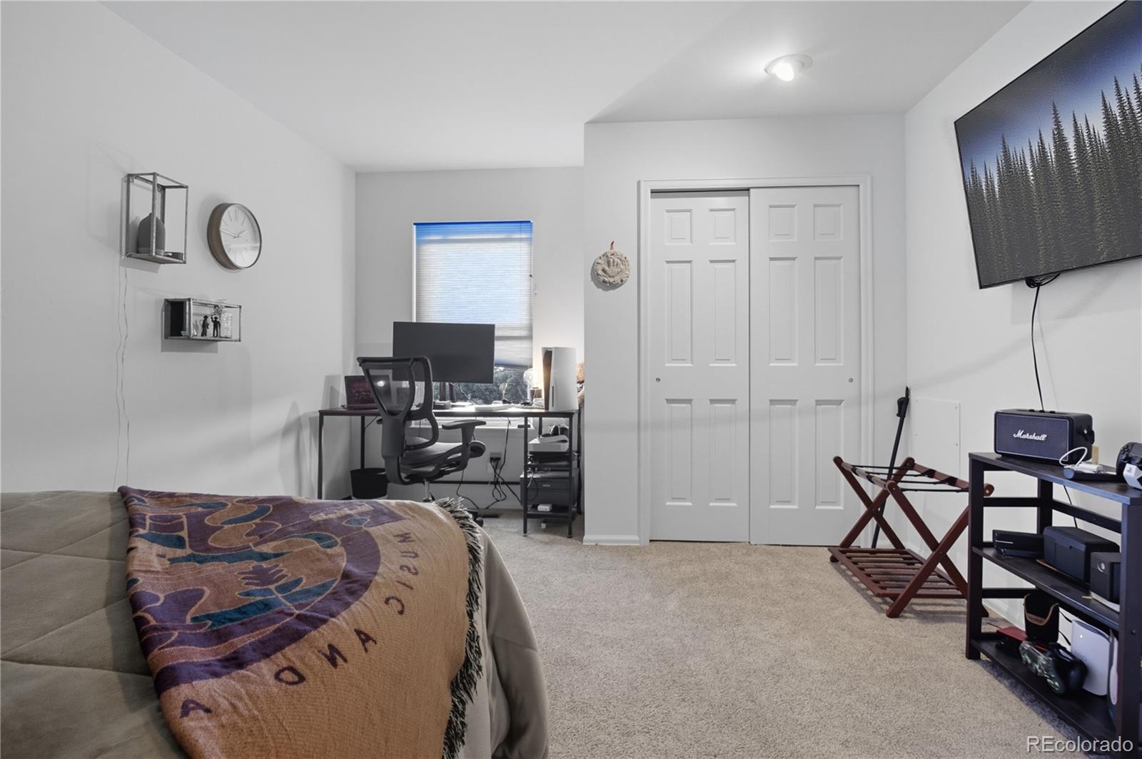 35 Ravenglass Way Colorado Springs, CO 80906 - Photo 36 of 45 a bedroom with furniture and a window