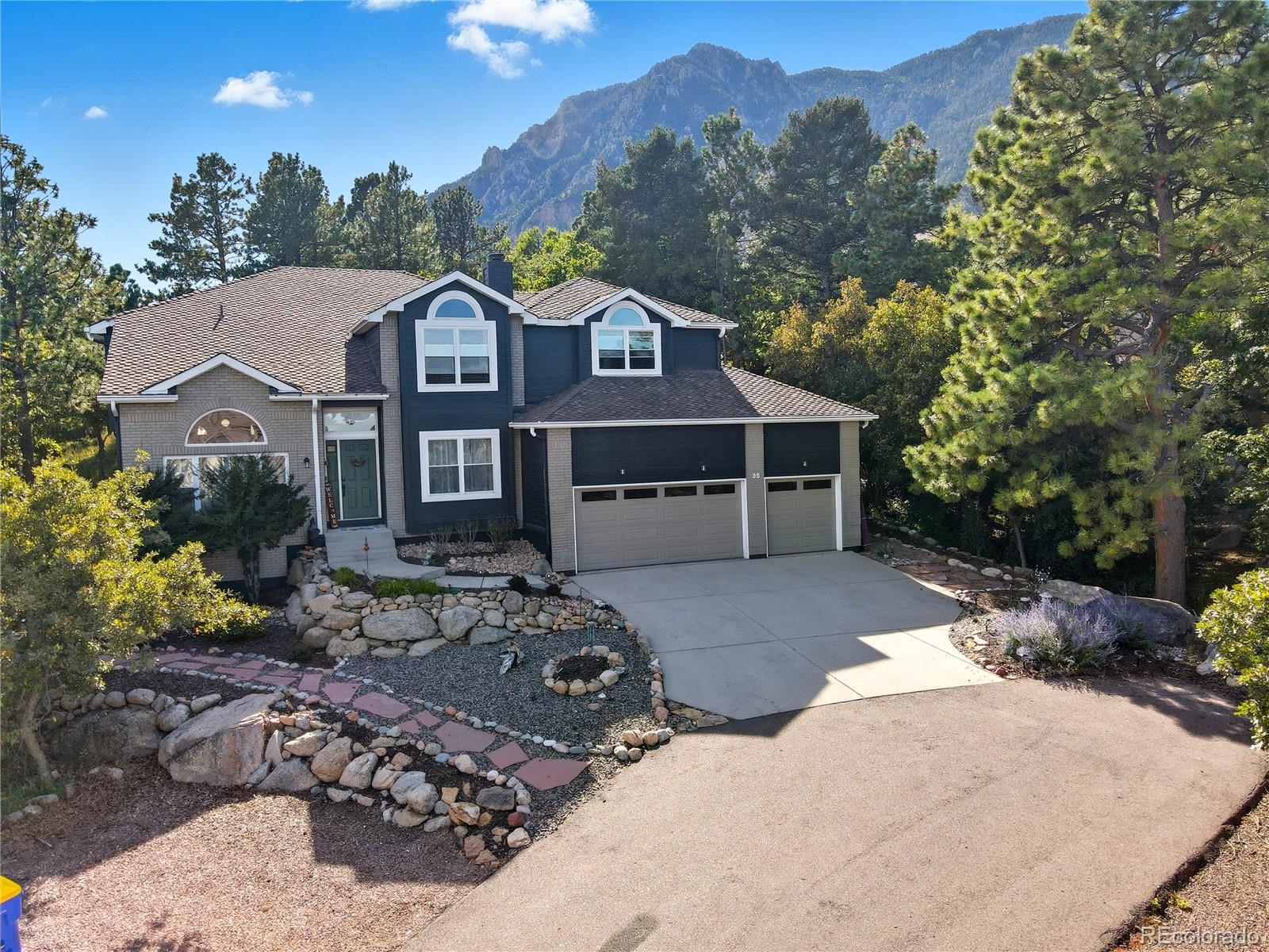 35 Ravenglass Way Colorado Springs, CO 80906 - Photo 43 of 45 a front view of a house with a yard