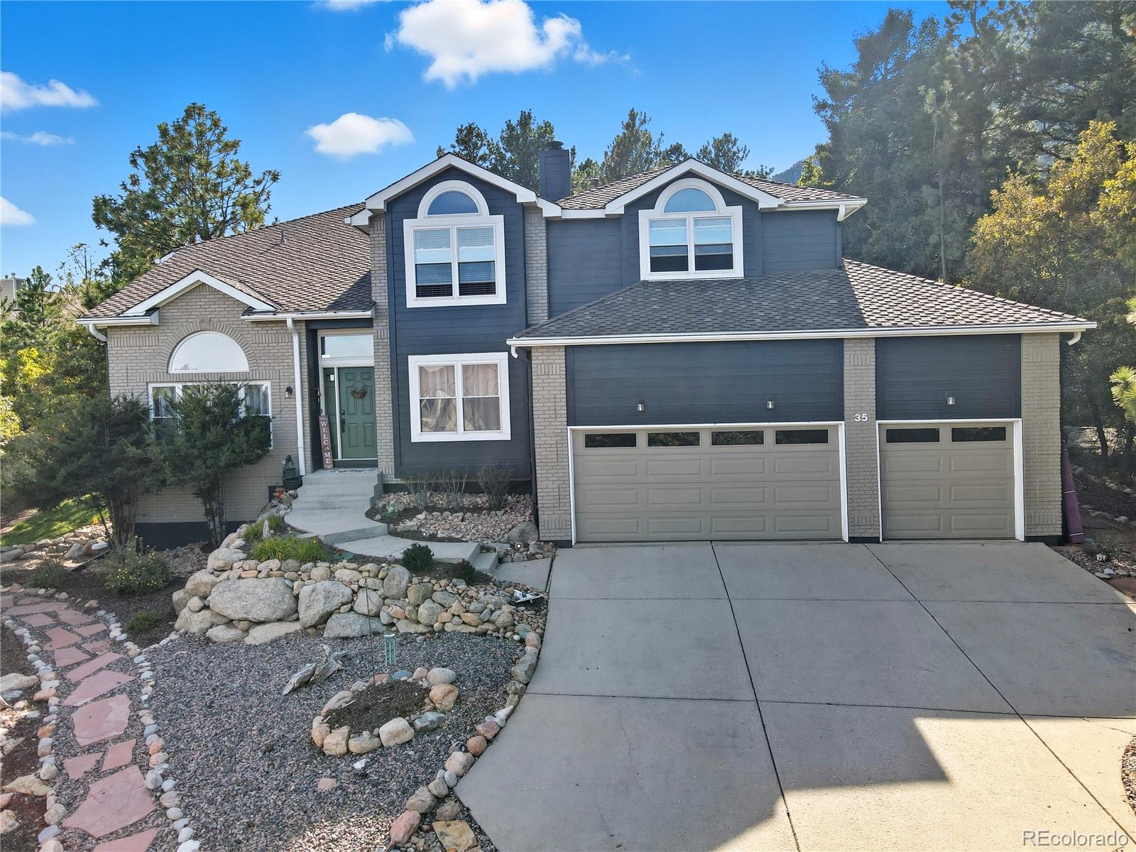35 Ravenglass Way Colorado Springs, CO 80906 - Photo 44 of 45 a front view of a house with entertaining space