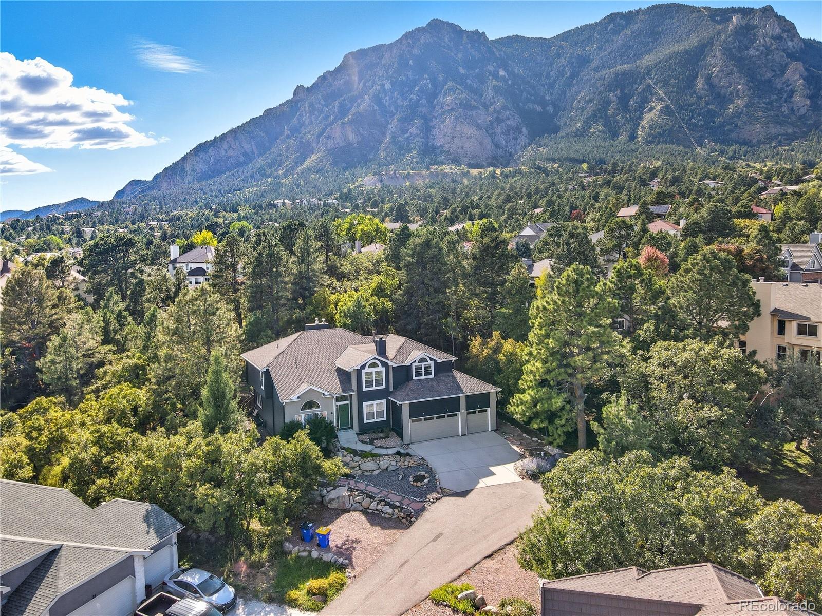 35 Ravenglass Way Colorado Springs, CO 80906 - Photo 45 of 45 a view of a house with a mountain yard