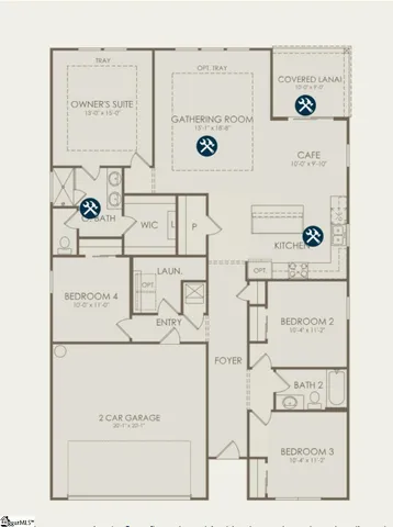 $309,999 | 1329 Capefox Drive, Spartanburg, SC 29303