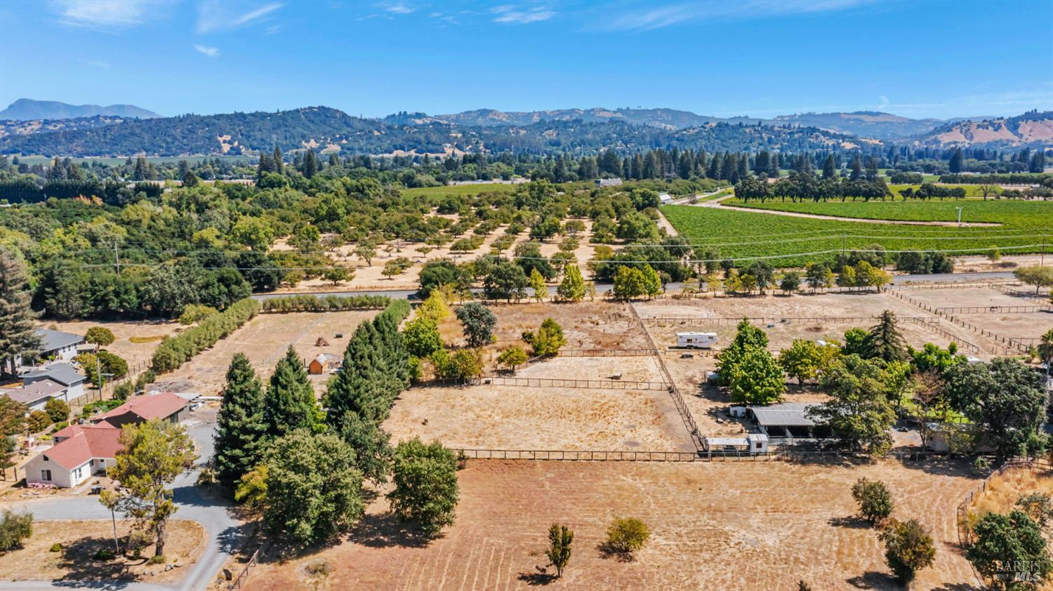4100 Bisordi Lane Fulton, CA 95439 - Photo 33 of 77 a view of a city with mountains in the background