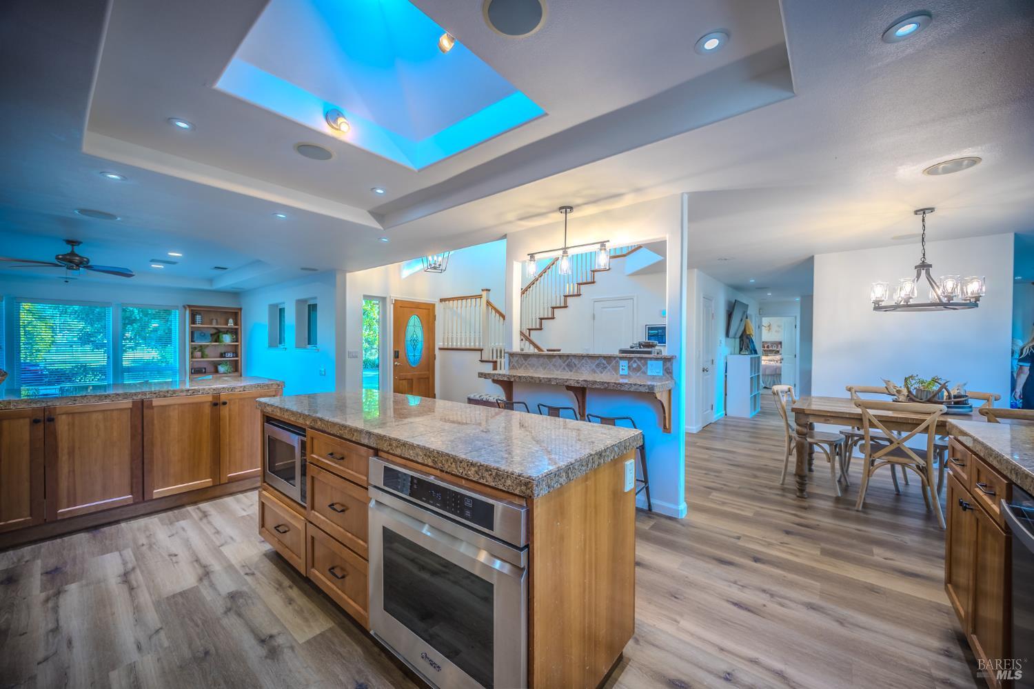 4100 Bisordi Lane Fulton, CA 95439 - Photo 46 of 77 a kitchen with counter top space and wooden floor