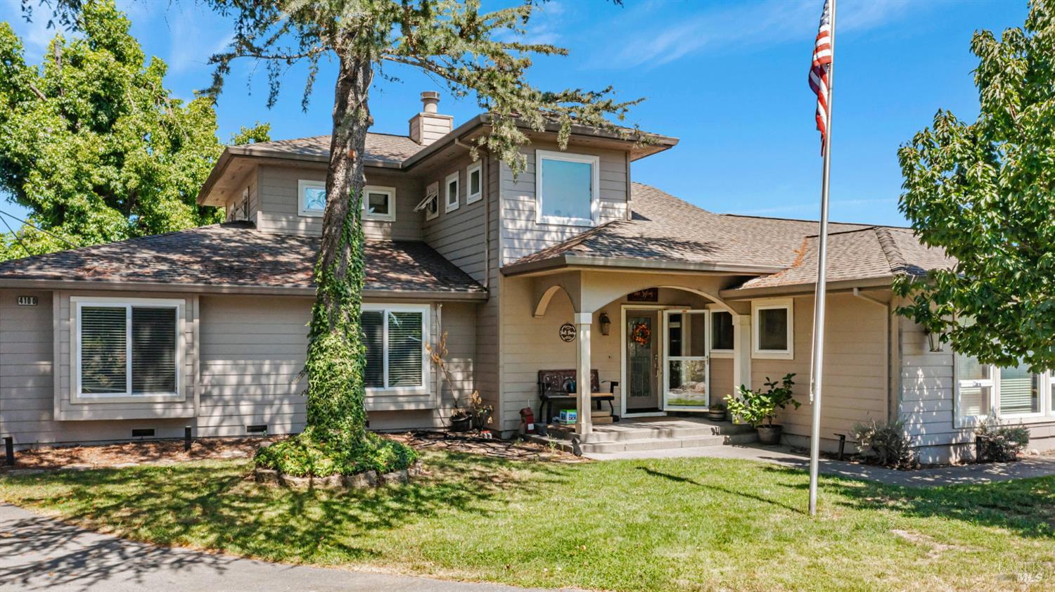4100 Bisordi Lane Fulton, CA 95439 - Photo 59 of 75 front view of a house with a yard