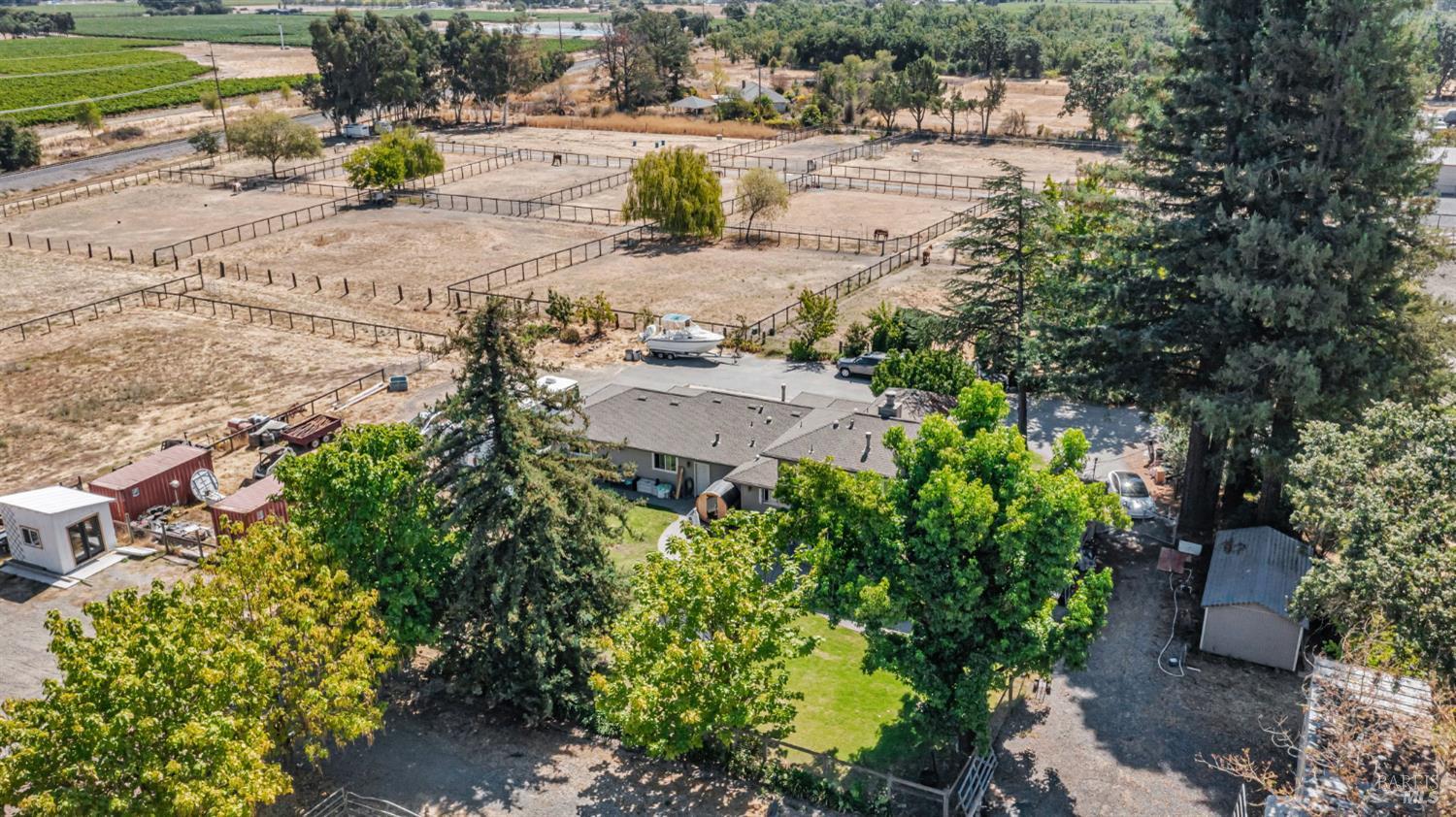 4100 Bisordi Lane Fulton, CA 95439 - Photo 6 of 77 an aerial view of a house with a yard and lake view